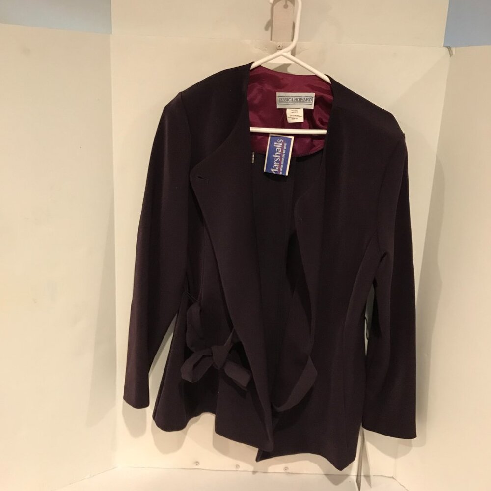 JESSICA HOWARD WOMENS WRAP BLAZER SIZE 12 NWT - Picture 6 of 8